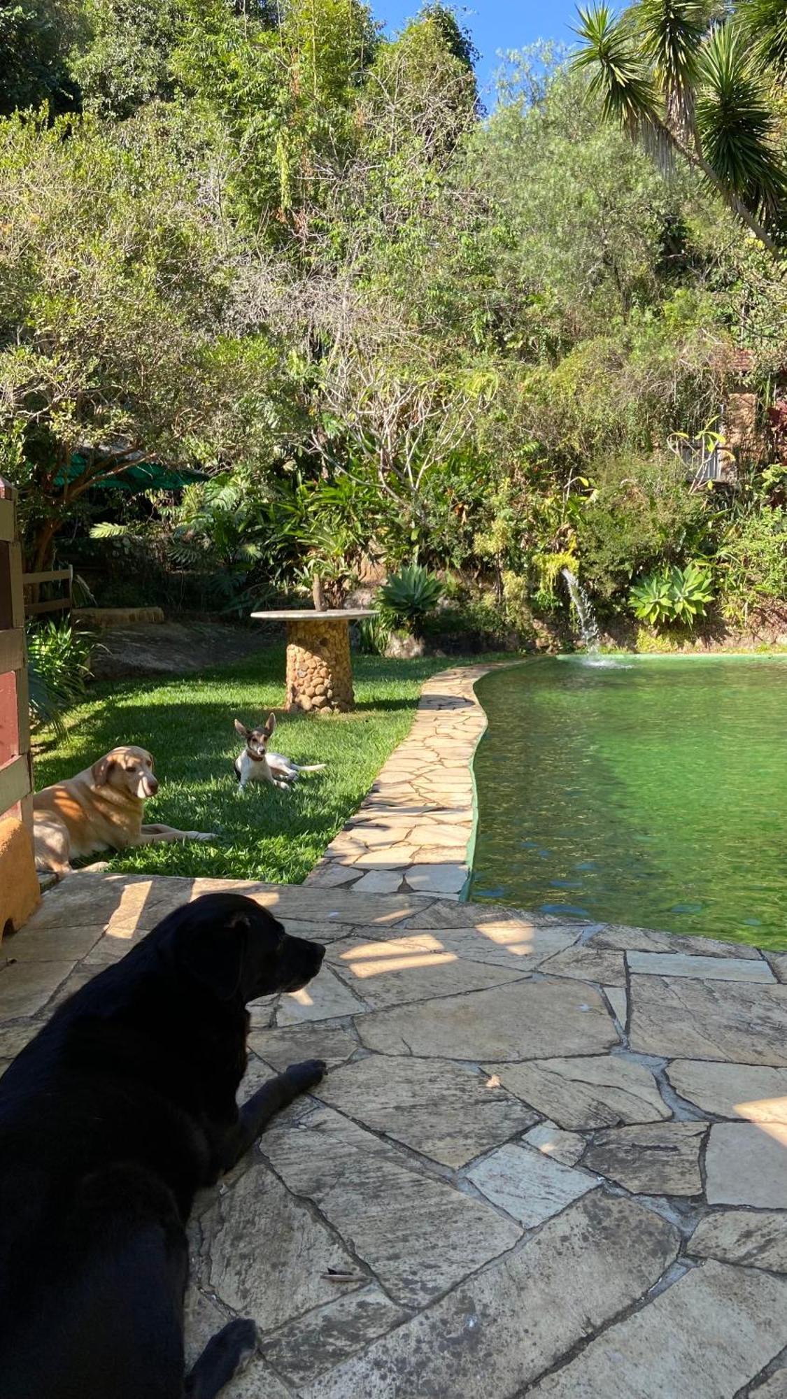 Chale Laranja - Sitio Caldeirao Villa Posse  Bagian luar foto